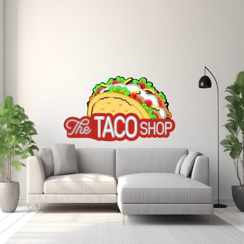2 sets The Taco shop - LED Neon Sign