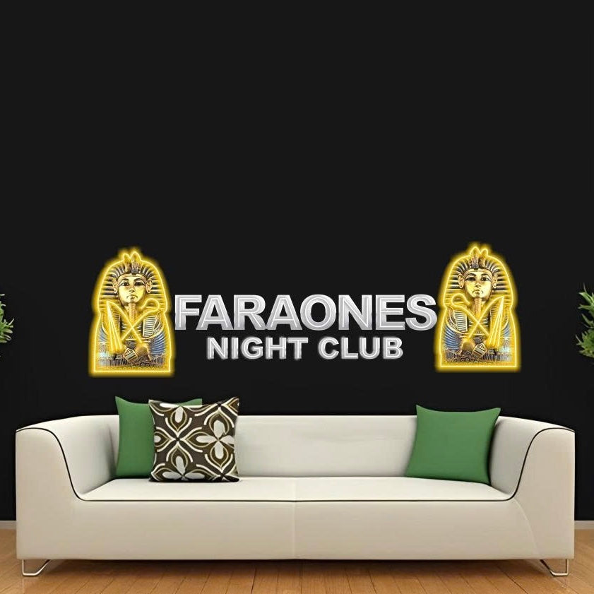 2 Sets Faraones Night Club - LED neon sign