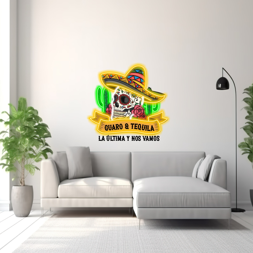 GUARO & TEQUILA - LED Neon Sign