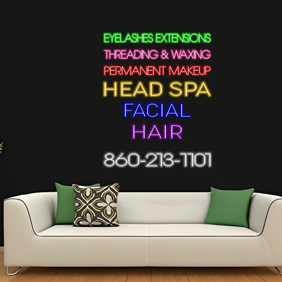 Head Spa - LED Neon Sign
