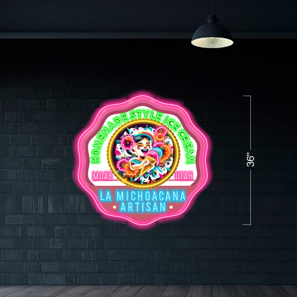 La Michoacana Artisan - LED Neon Sign