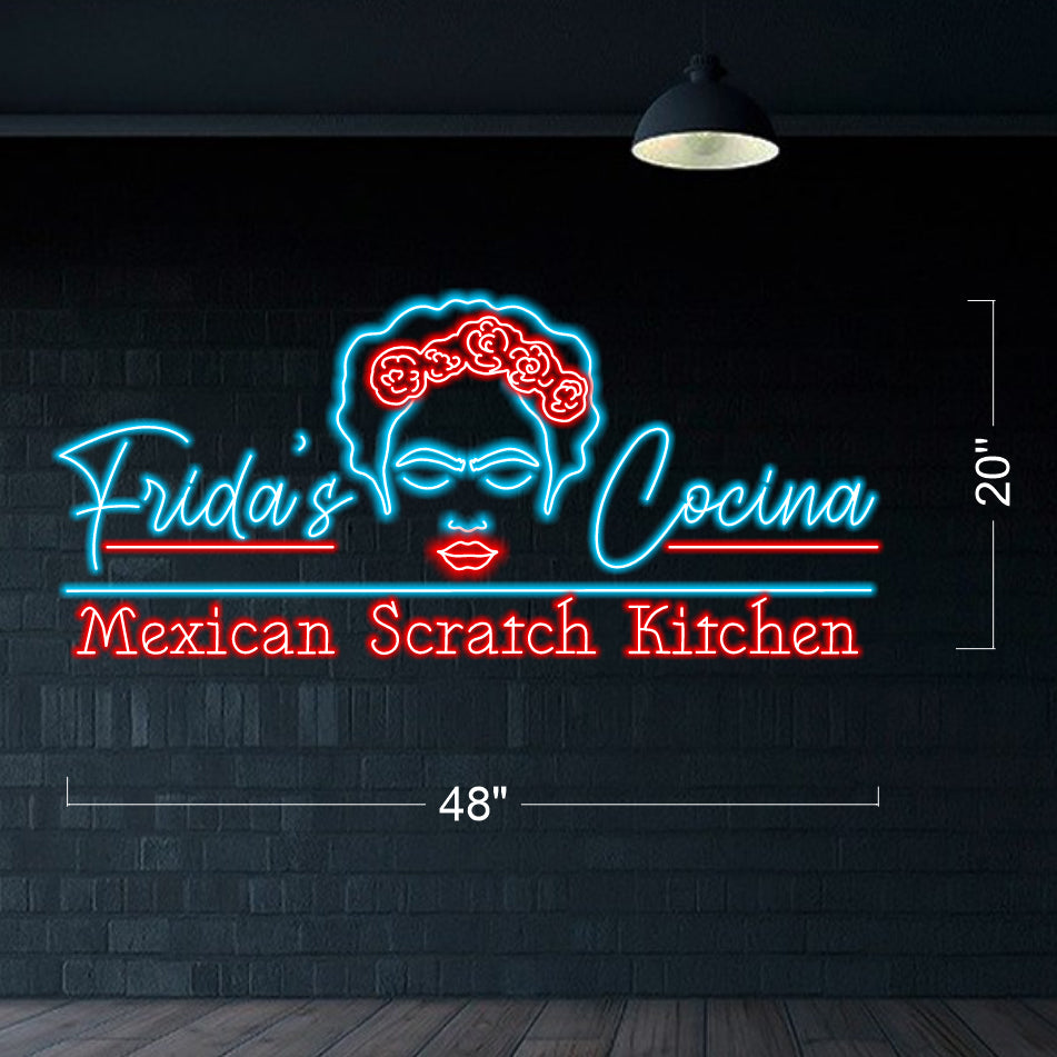 2 Set Frida's Cocina - LED Neon Sign