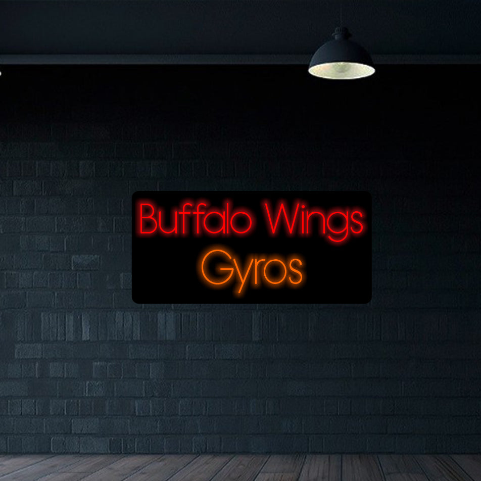 Philly Steak & Buffalo Wing - LED Neon Sign
