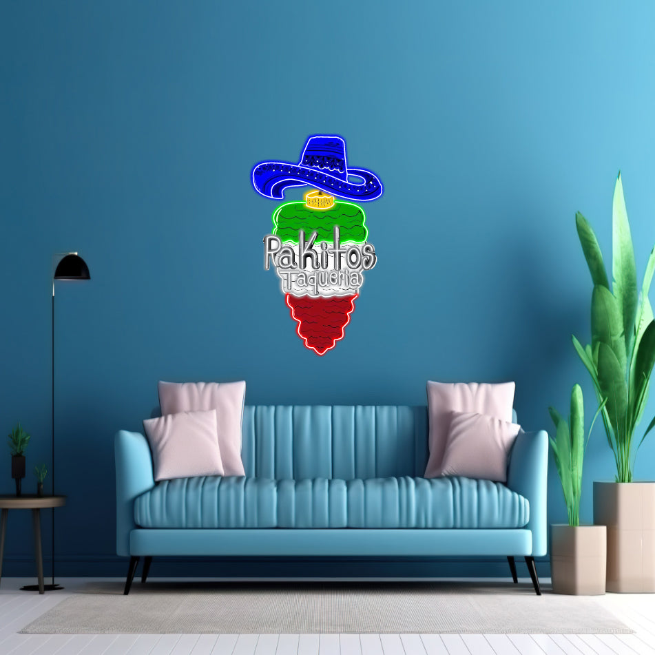 Rakitos Taqueria - LED Neon Sign
