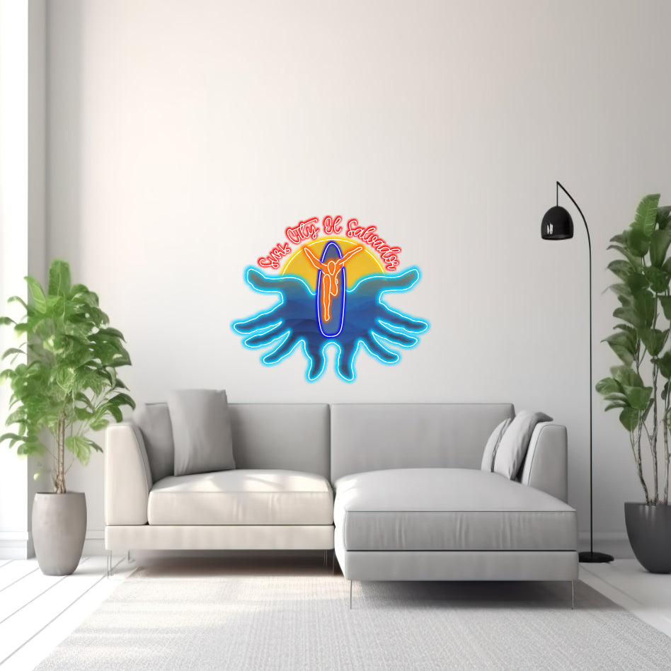 Suft City El Salvador - LED Neon Sign