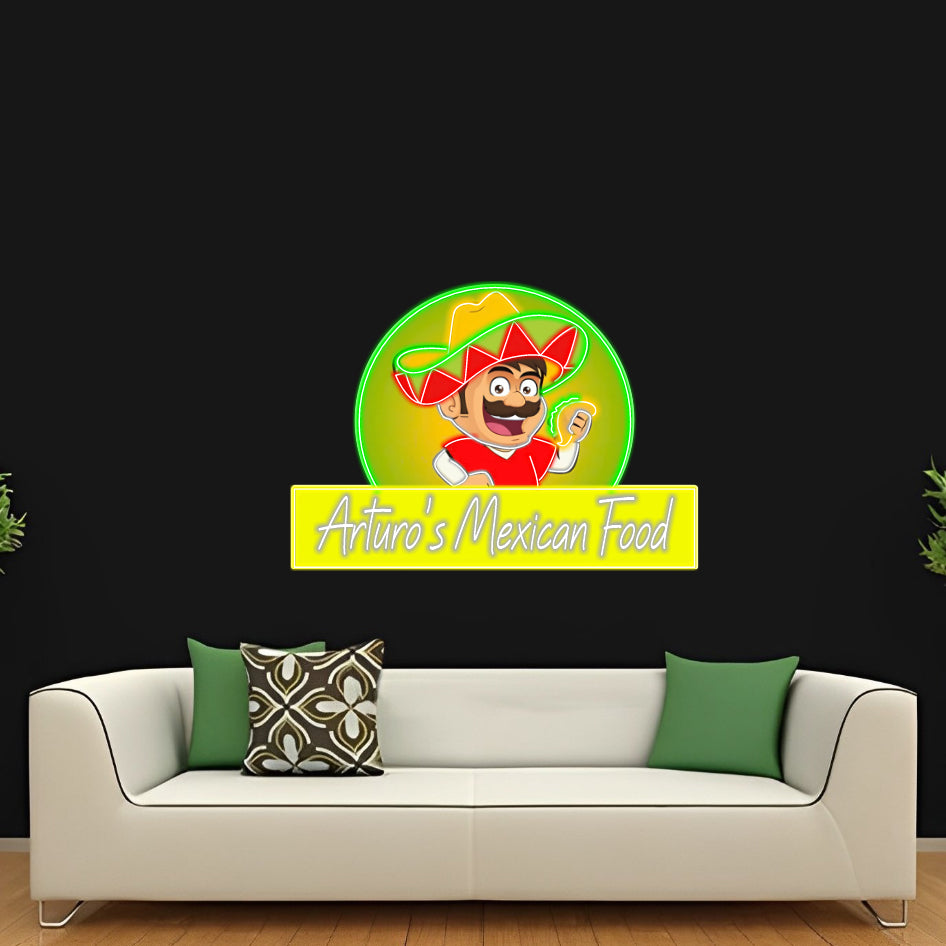 Arturo's Mexican Food & Salsa Bar - LED Neon Sign