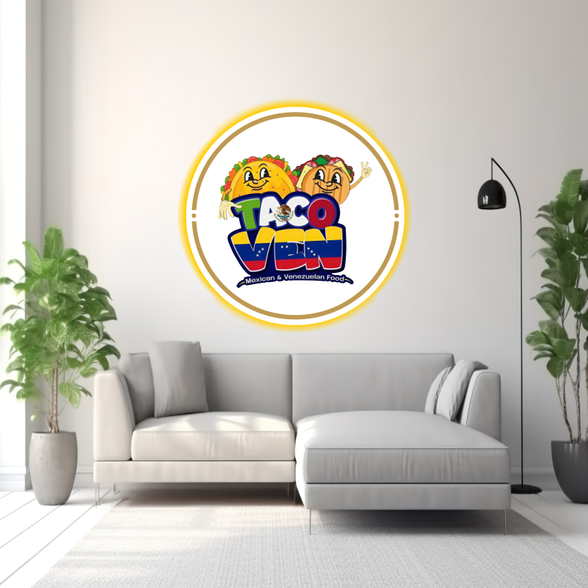 2 Sets Taco VEN - LED Neon Sign & Acrylic Backlit Sign