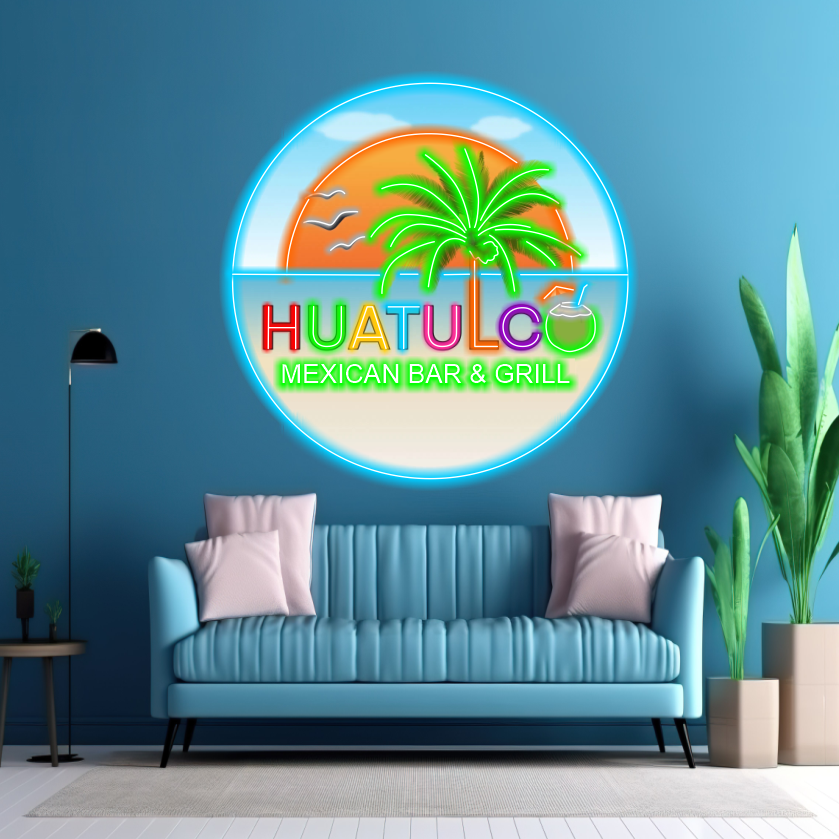 Huatulco Mexican Bar & Grill -  LED Neon Sign