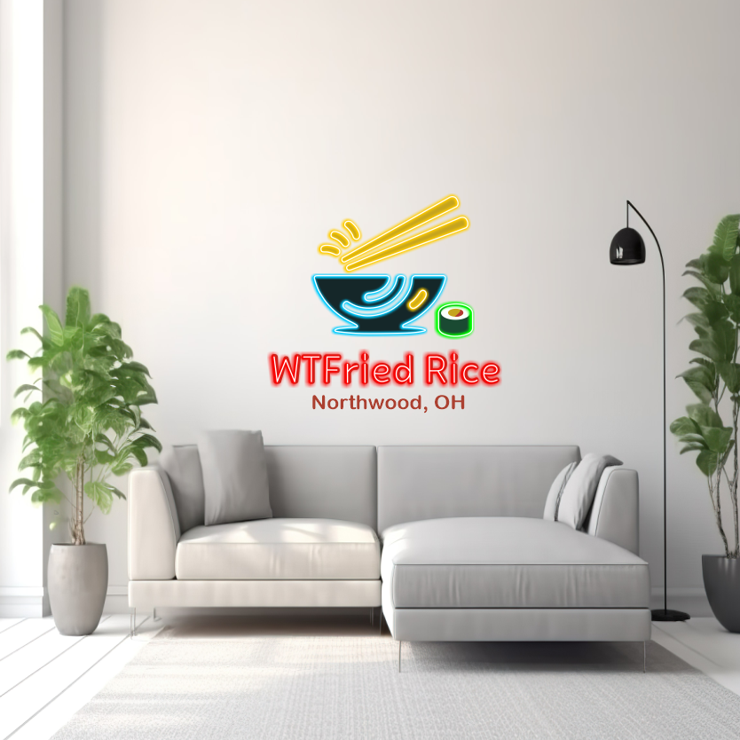 WTFried Rice - LED Neon Sign