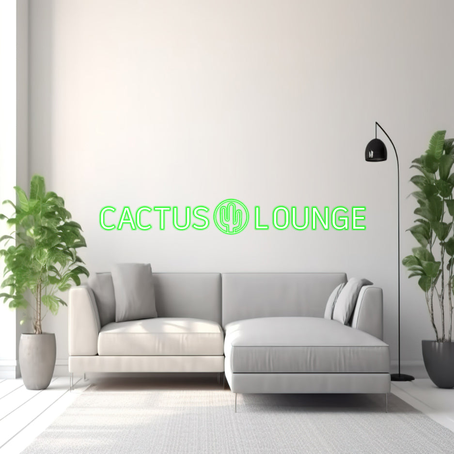 Cactus Lounge - LED Neon Sign