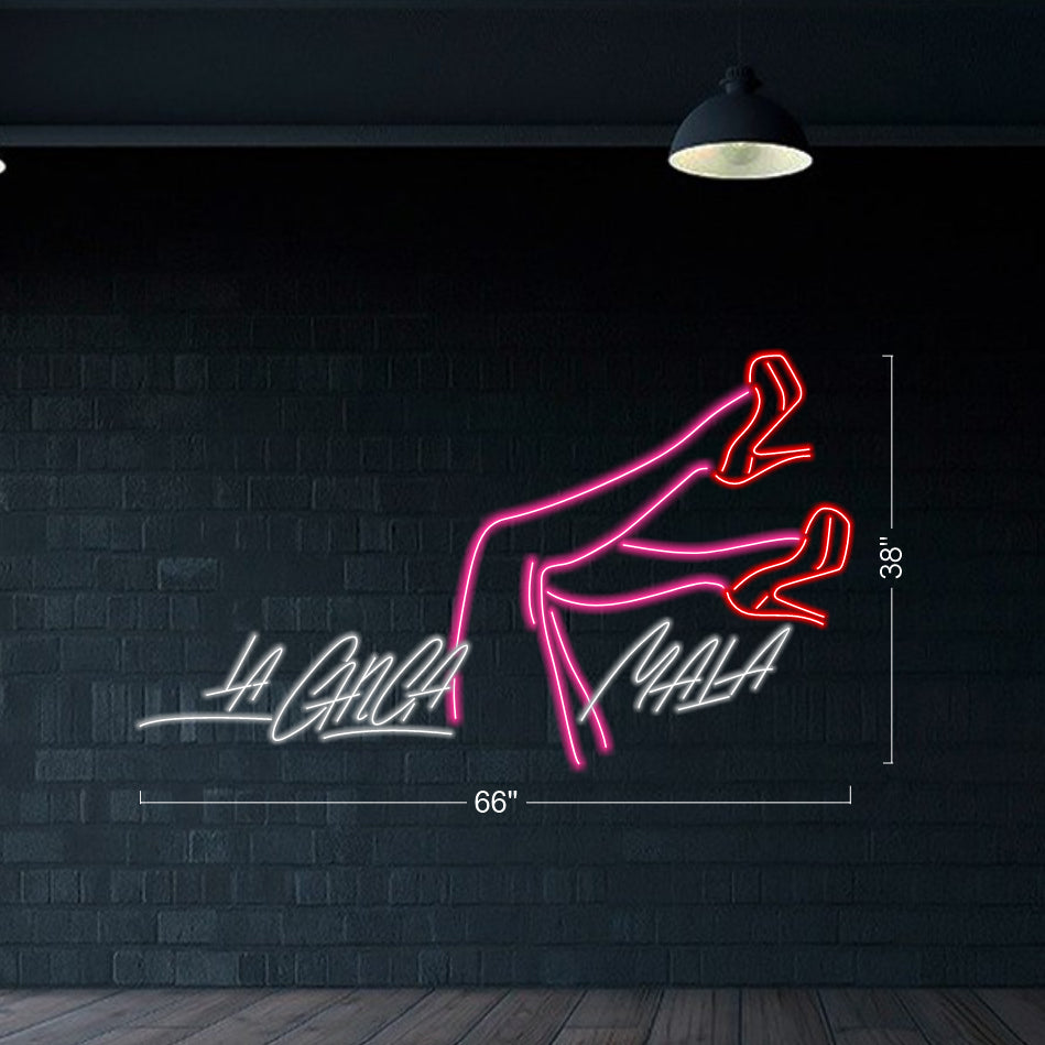 4 Set La Ganca Mala - LED Neon Sign