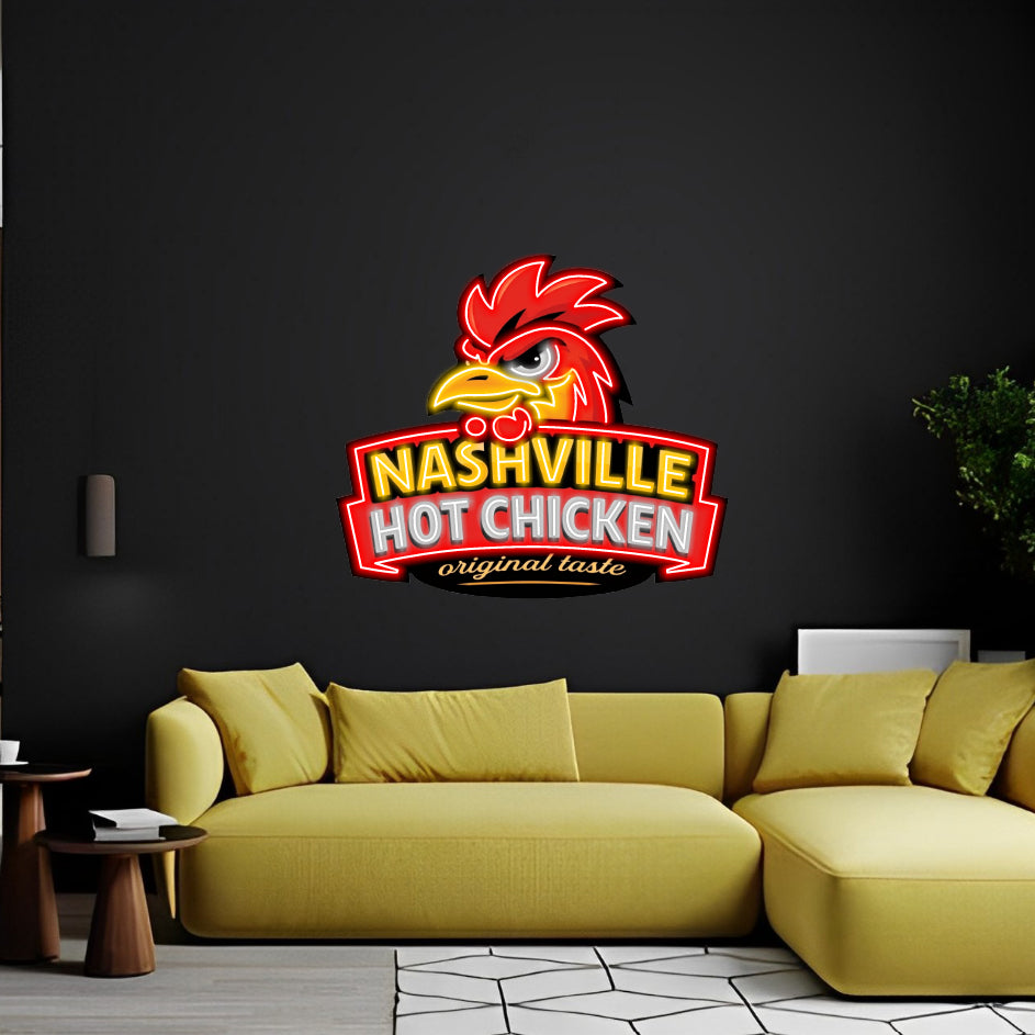 Flamie's & Nashville- LED Neon Sign