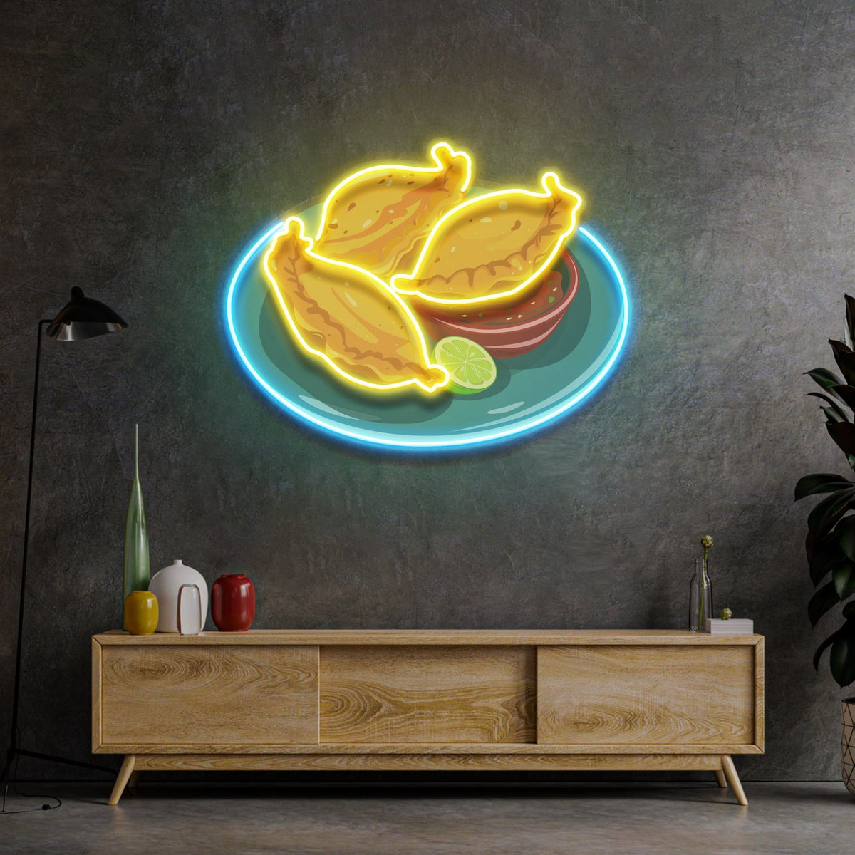 Empanada LED Neon Sign Light Pop Art