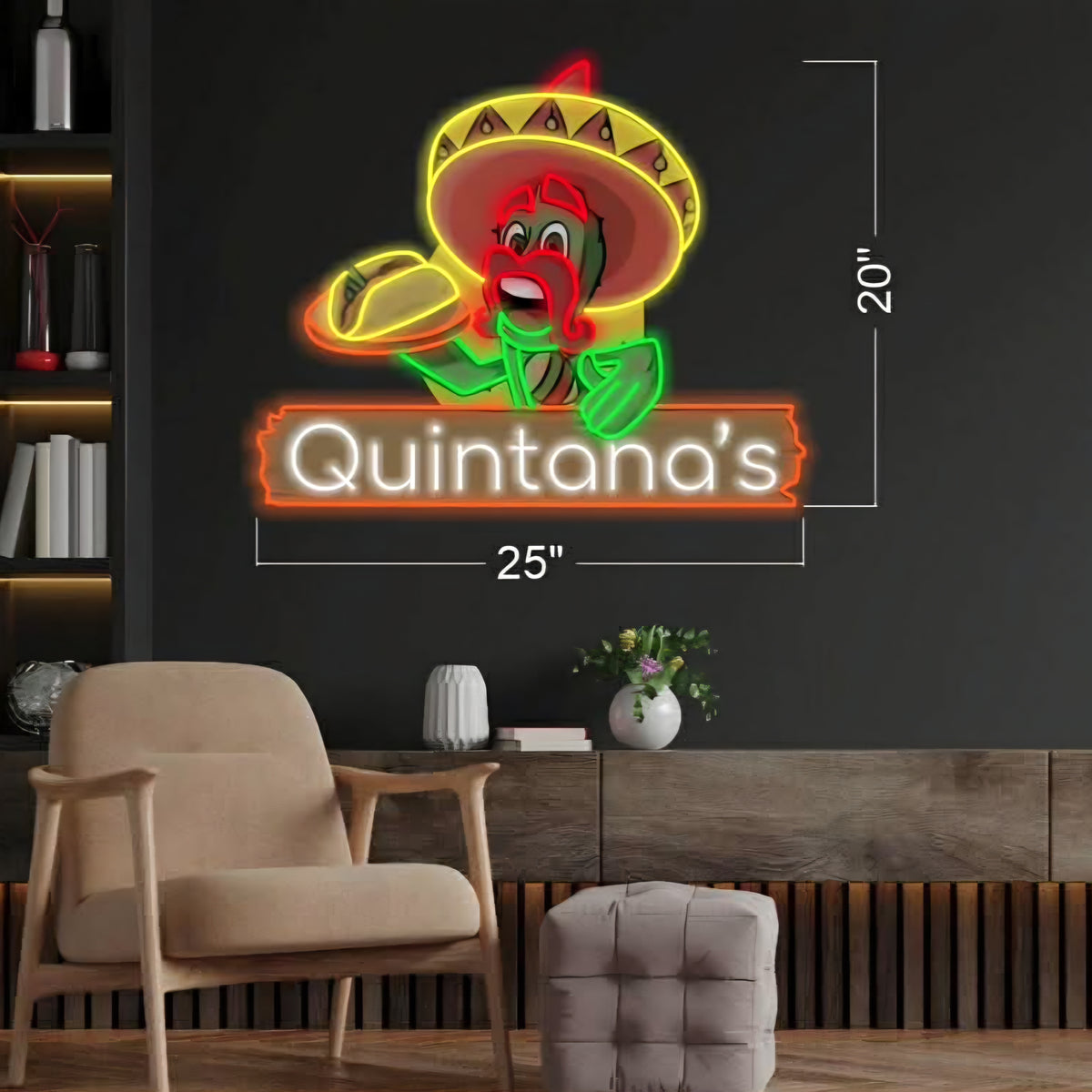 Quintana's - LED Neon Sign