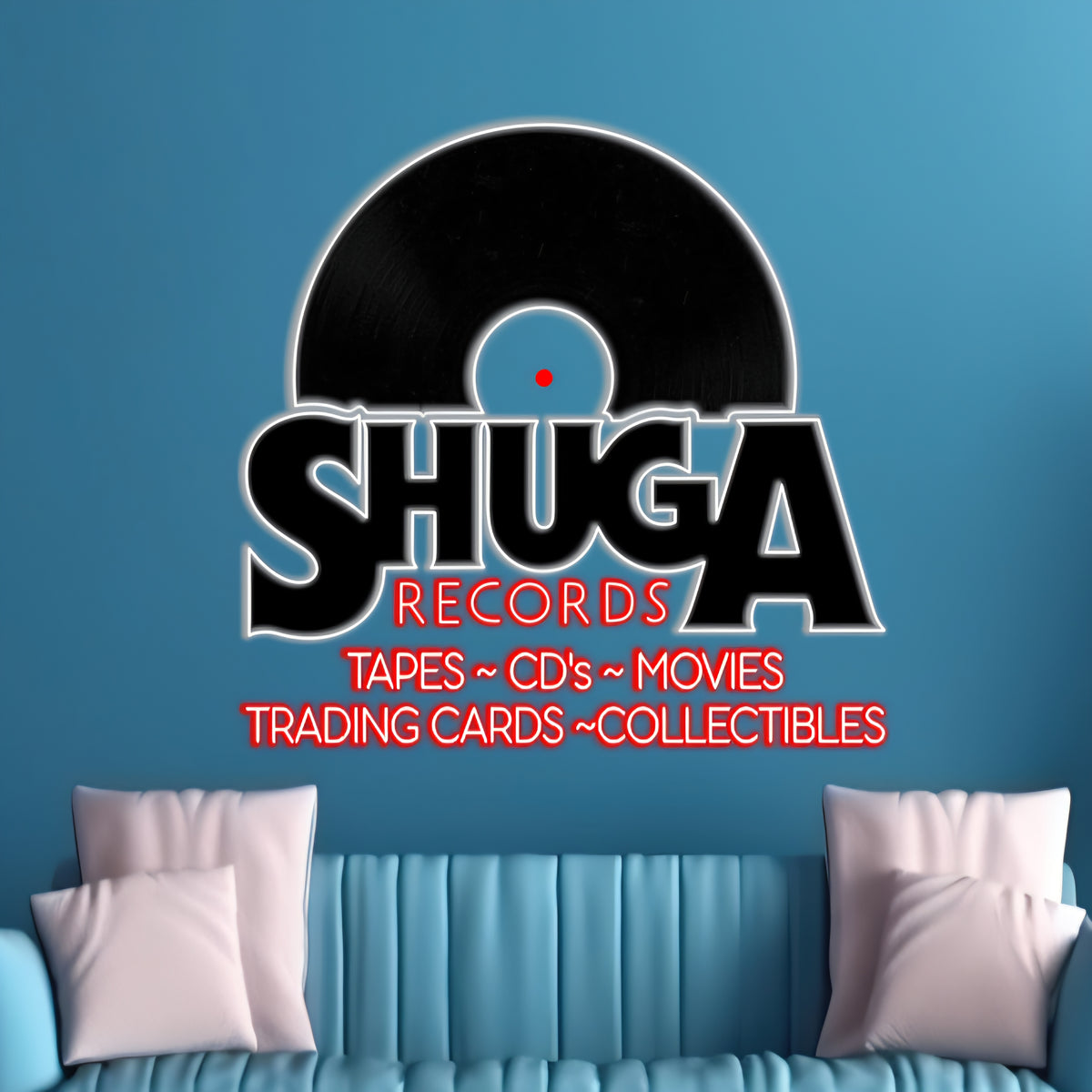 Shuga Record - LED Neon Sign