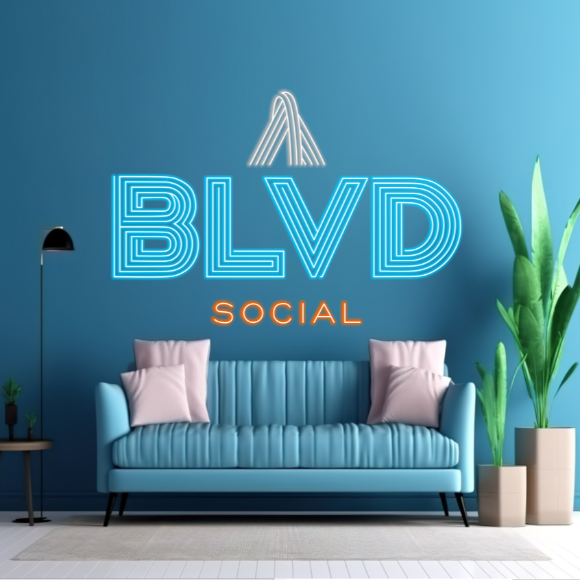 BLVD and SEEK - LED Neon Sign