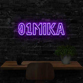 "01MIKA" Custom Neon Sign