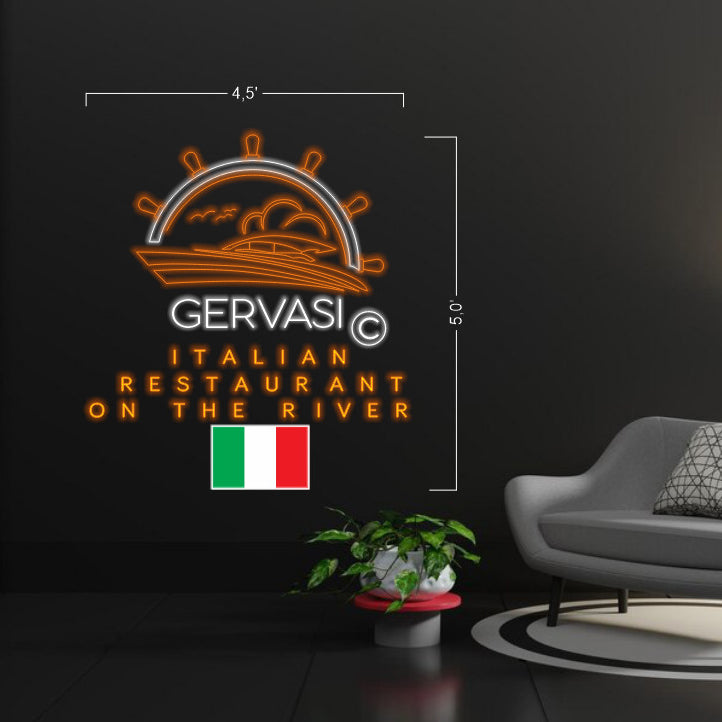 Gervasi Italian Restaurant - LED Neon