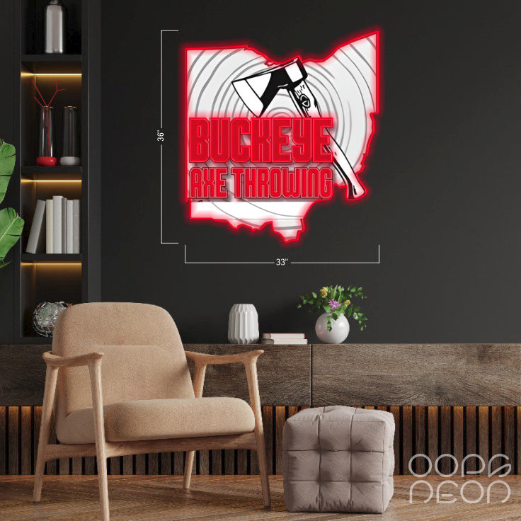 Buckeye Axe Throwing - The Ultimate LED Neon Experience