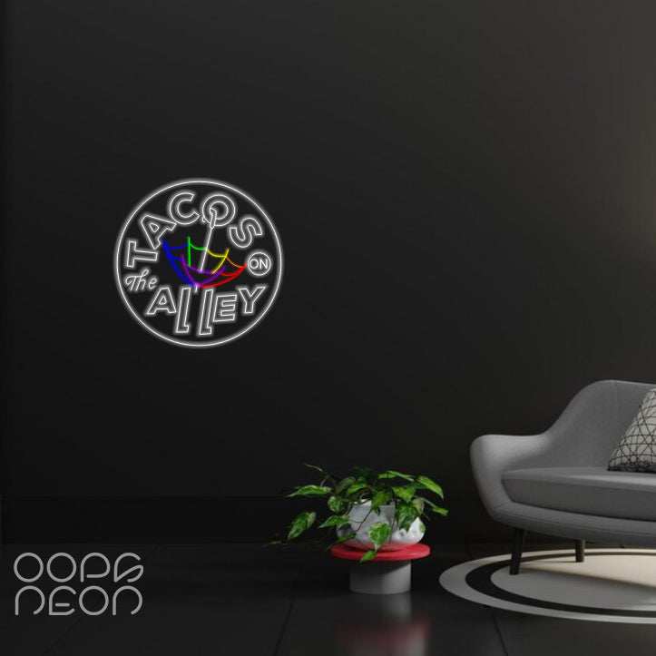 TACOS The Alley - Illuminate Your Space with the Vibrant LED Neon