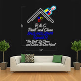 R & C Paint and Clean - LED Neon Sign