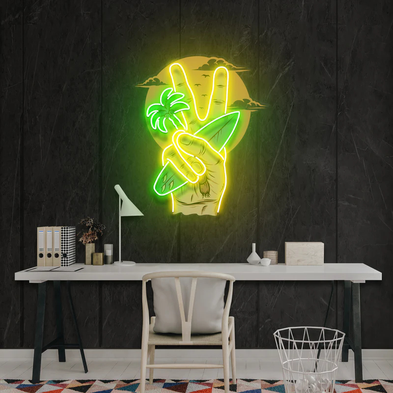 The Beach Artwork Led Neon Sign Light