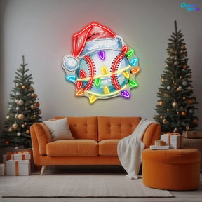 Jingle Balls: A Christmas Swing Neon Sign Light Artwork