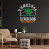 Tropical Drinks - Led Neon Sign