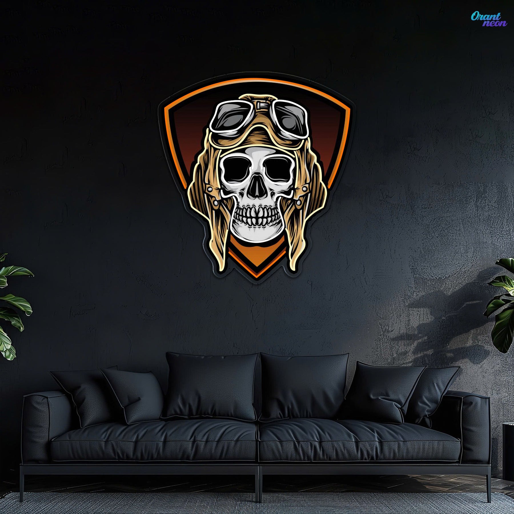 Cool Bones: Neon Skull with Glasses Neon Sign Light Artwork