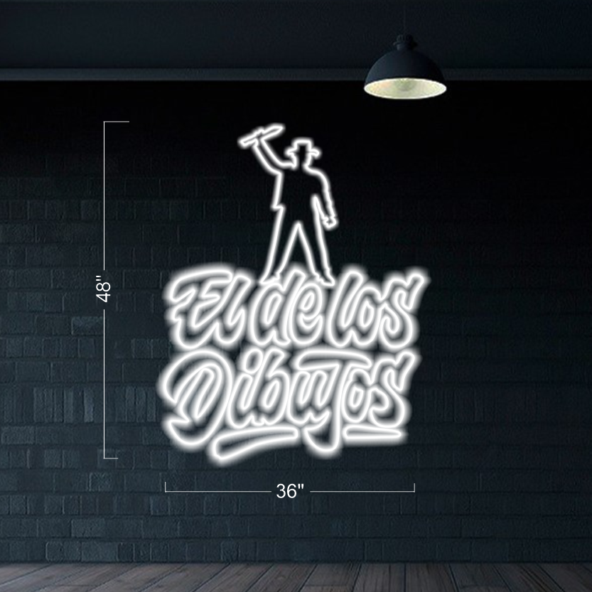 El de los Dibujos - LED Neon Sign