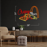 Crepes and Treat - LED Neon Sign