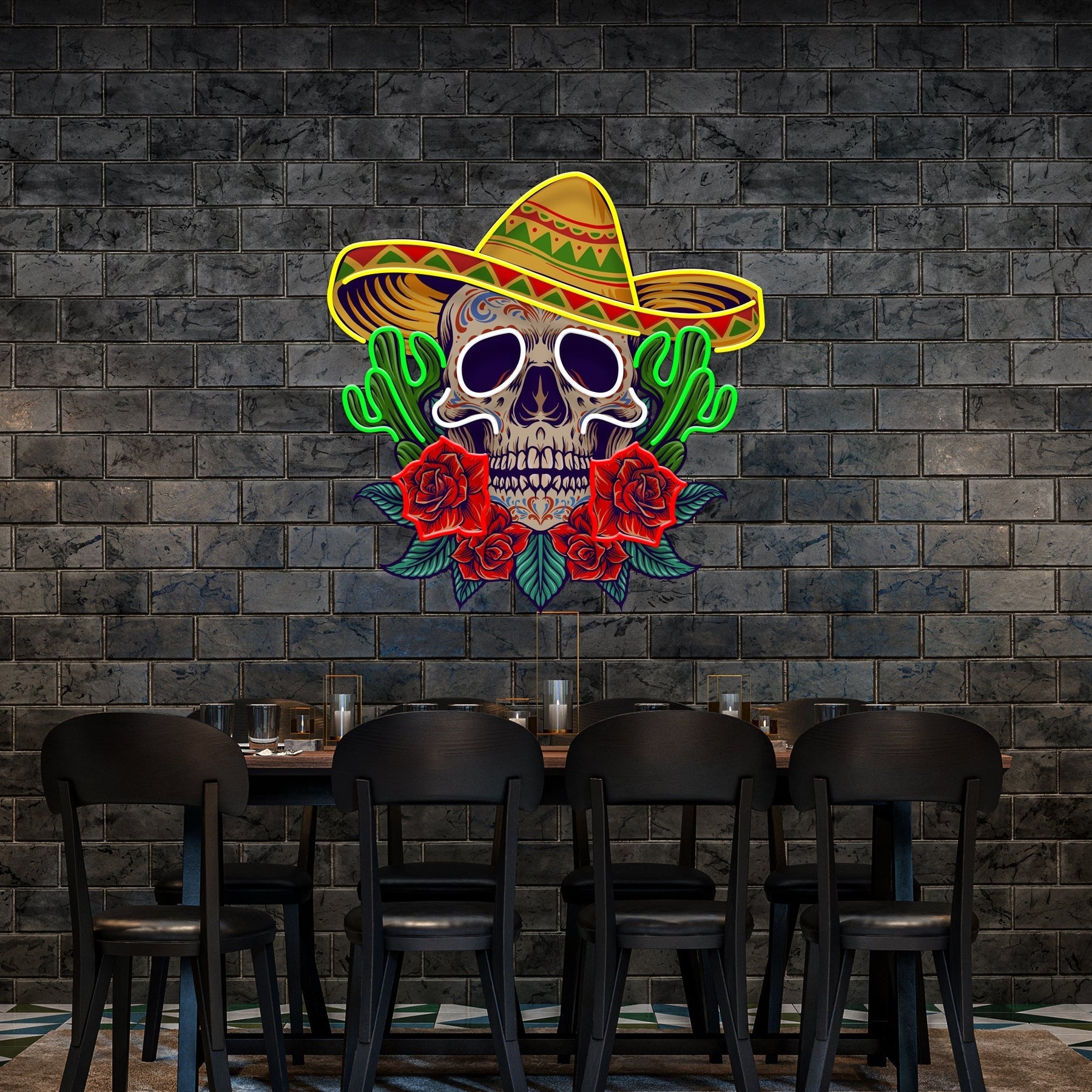 Mexican Food Restaurants Decor Artwork Led Neon Sign Light