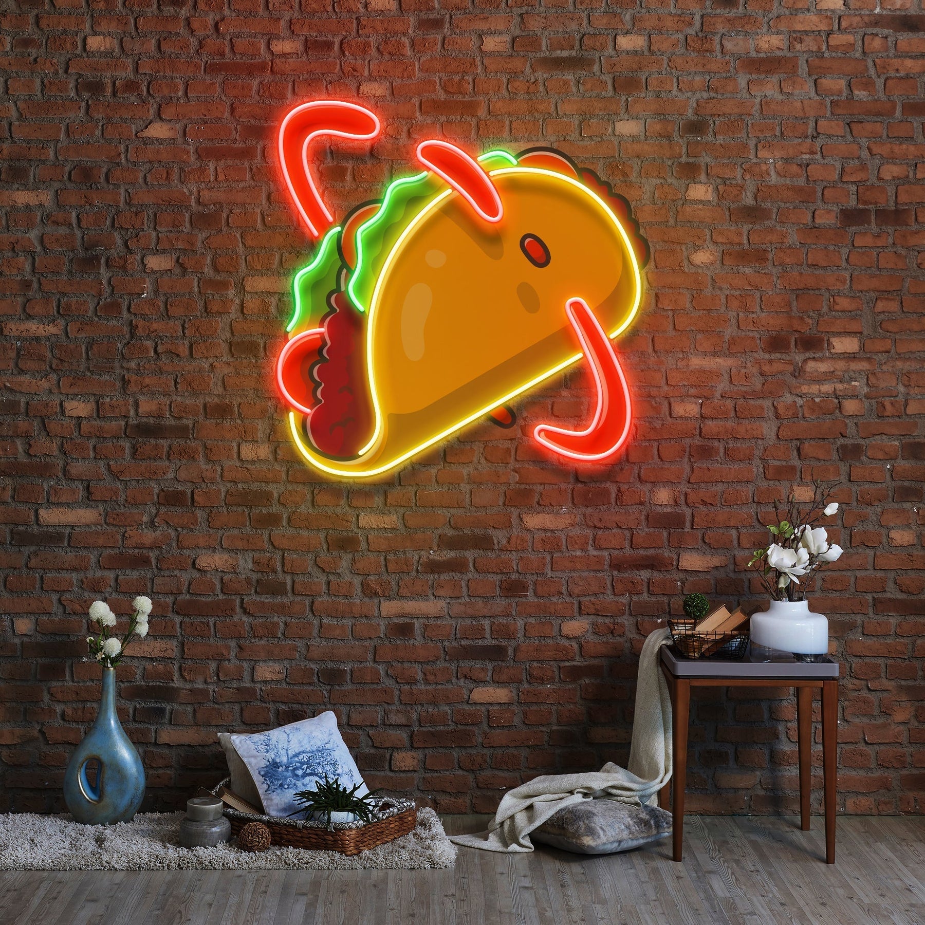 Mexico Taco Restaurant Artwork Led Neon Sign Light