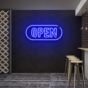 Open 4 Led Neon Sign Light