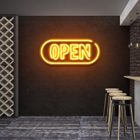 Open 4 Led Neon Sign Light