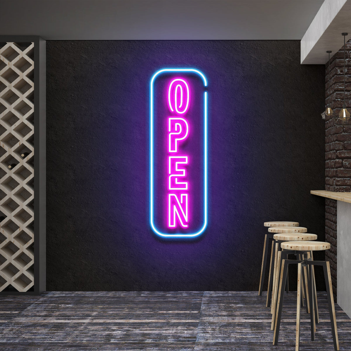 Open 5 Led Neon Sign Light