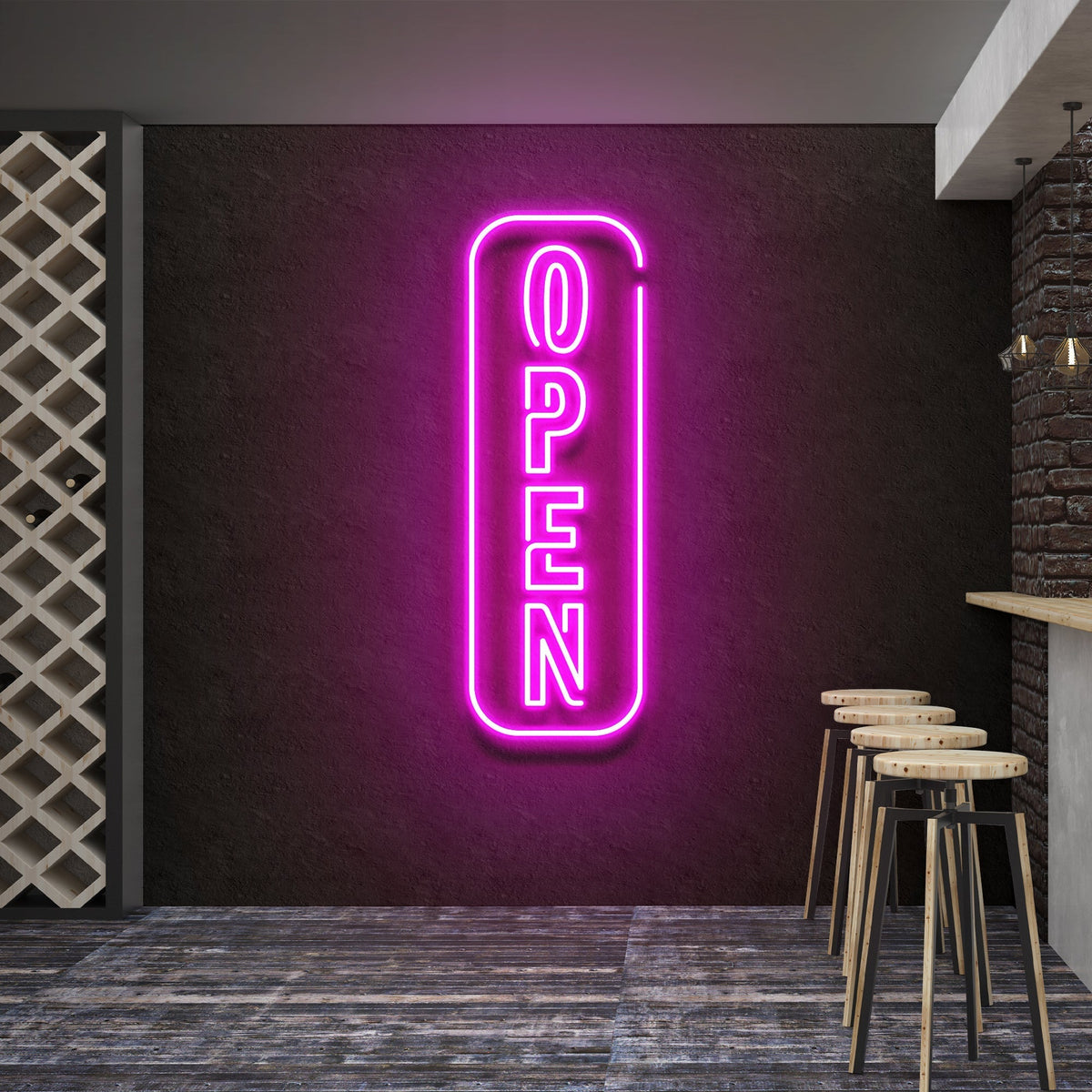 Open 5 Led Neon Sign Light