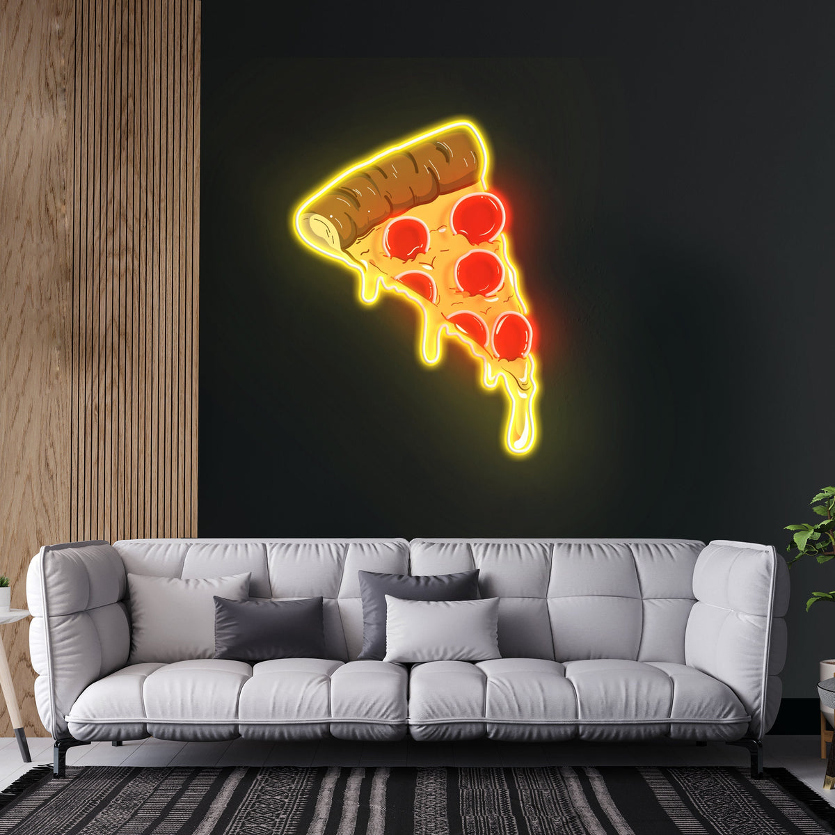 Pizza Art Work Led Neon Sign Light