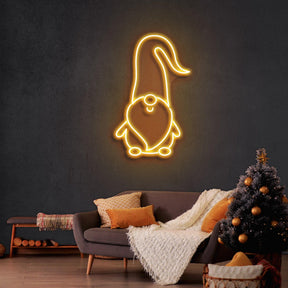 Scandinavian Gnomes Christmas Neon Sign