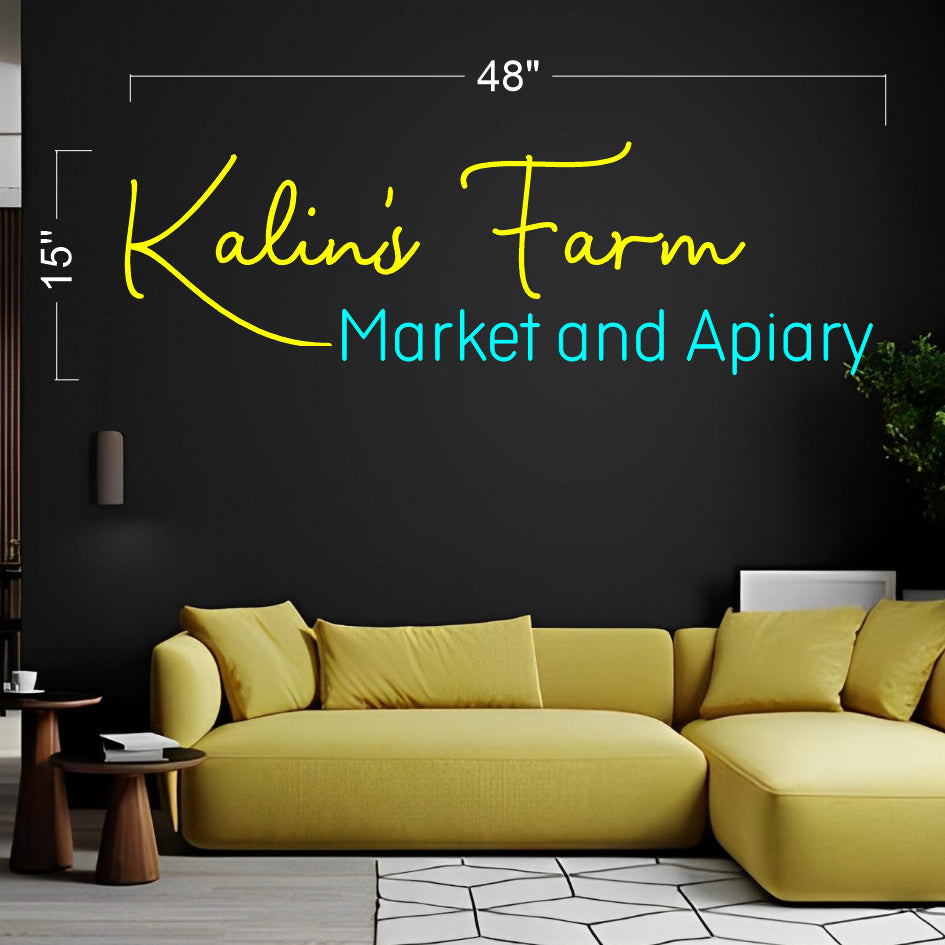 Kalin's Farm Market and Apiary - LED Neon Sign