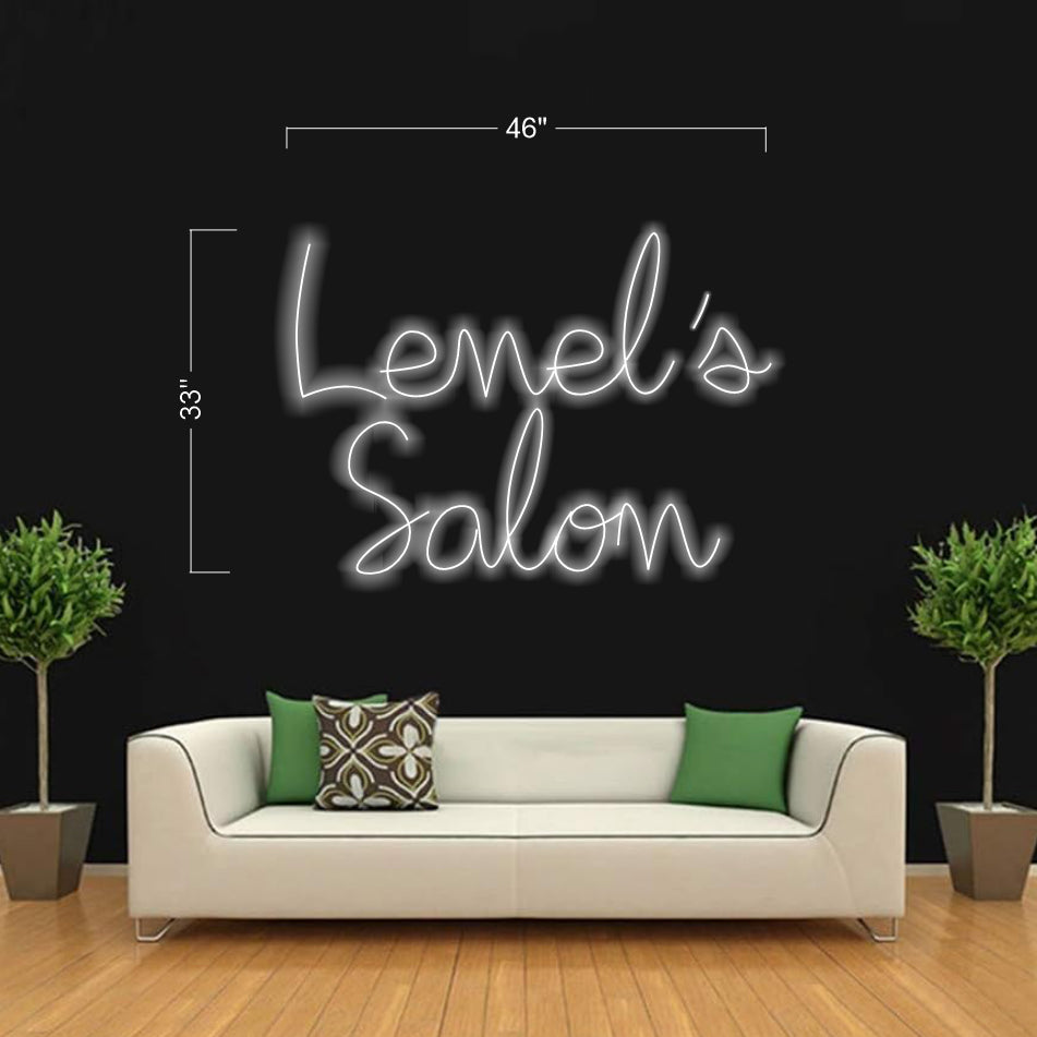 Lemel's Salon - LED Neon Sign