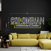 3 Set COLOMBIAN Steak House & Lounge - LED Neon Sign