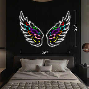 2 Sets The Wings & You Are So Lovely - LED Neon Sign