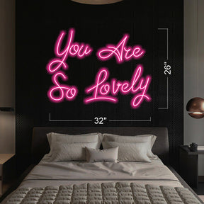 2 Sets The Wings & You Are So Lovely - LED Neon Sign