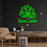 Karma Cannabis - LED Neon Sign