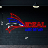 2 SETS IDEAL Auto Repair - LED Neon Sign