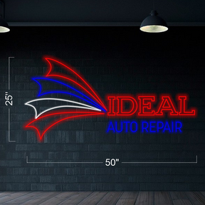 Led Auto Repair Sign 2 SETS IDEAL Auto Repair - LED Neon Sign