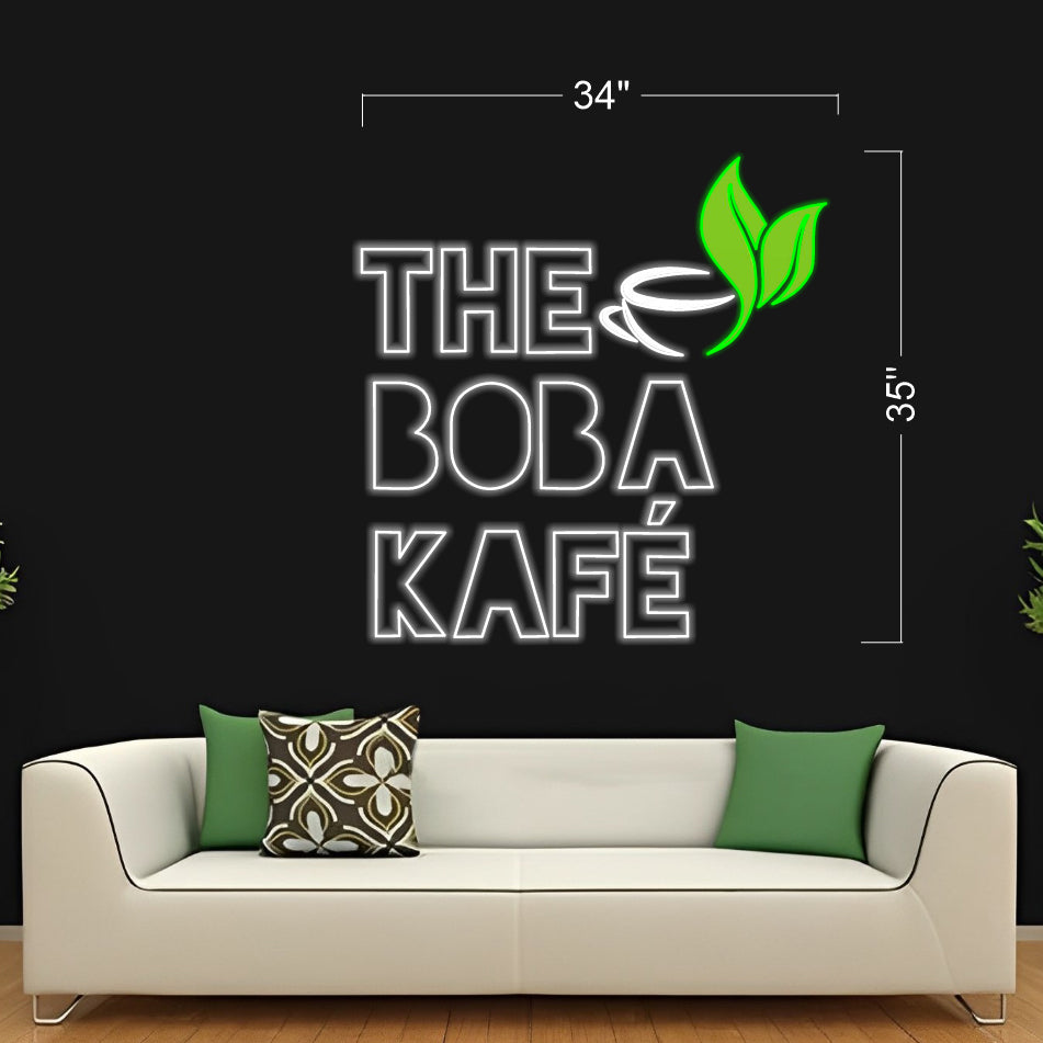 The Boba Kafe Outdoor - LED Neon Sign