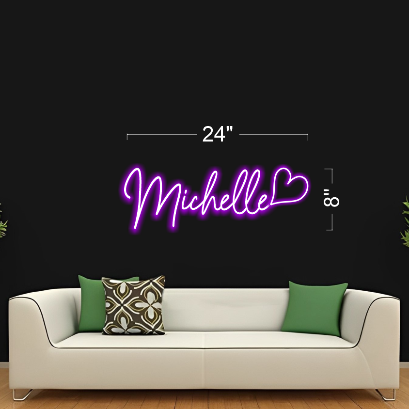 Michelle - LED Neon Sign