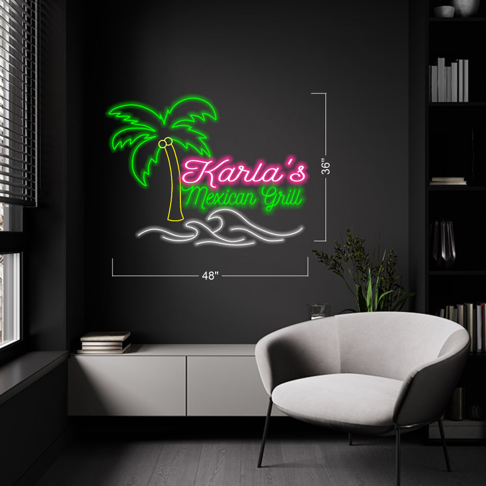 Karla's Mexican Grill - LED Neon Sign